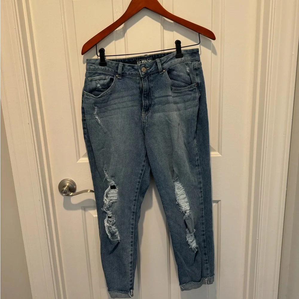 REWASH Brand Super High Rise Mom Jeans Size 11/30